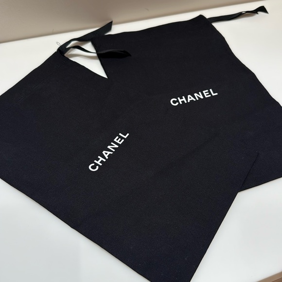 CHANEL SHOES BLACK DUST BAG. New, storage,protection,designer , authentic - Picture 3 of 8
